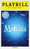 Matilda the Musical Limited Edition Official Opening Night Playbill 